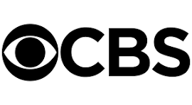 CBS logo with stylized eye symbol and bold letters