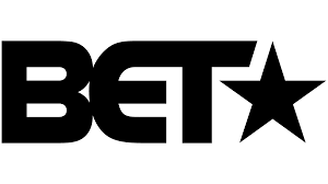BET logo in black with a star symbol.