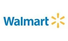 Walmart logo with blue text and yellow spark symbol