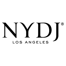 NYDJ Los Angeles logo in black text on a white background.