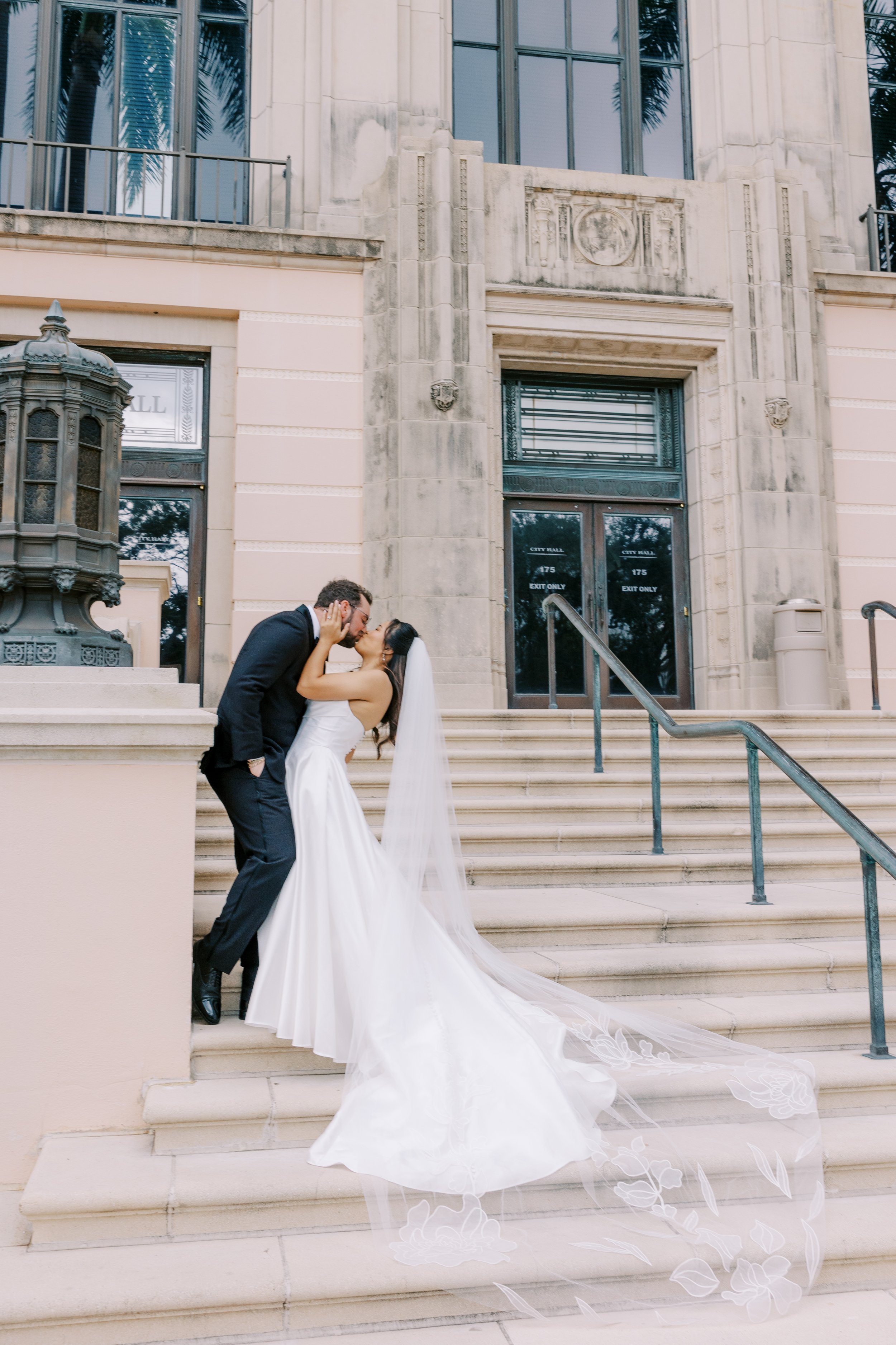 Downtown St. Petersburg wedding photo