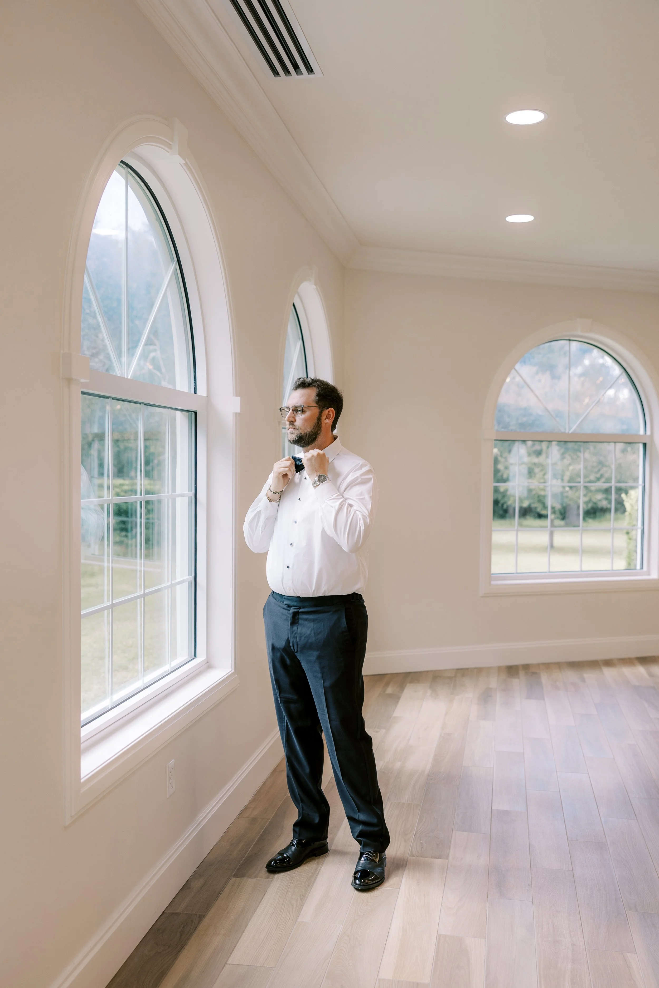 Groom wedding portraits