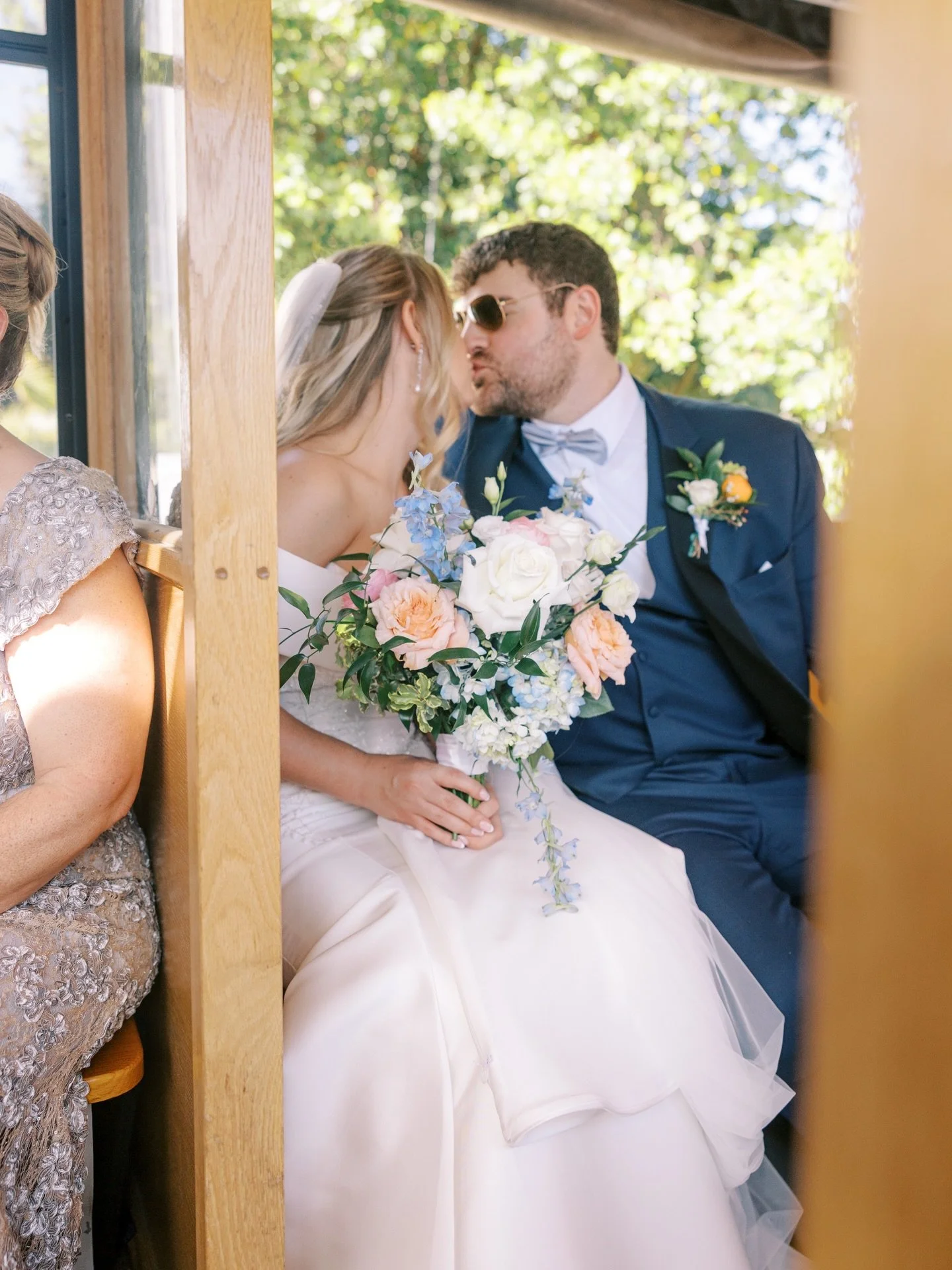Jenna &amp; Peter&rsquo;s gallery was delivered yesterday and their day was such a masterclass in guest experience from start to finish.✨

From a traditional Catholic ceremony, to trolley rides to and from the venue, leading to a tucked-away speakeas