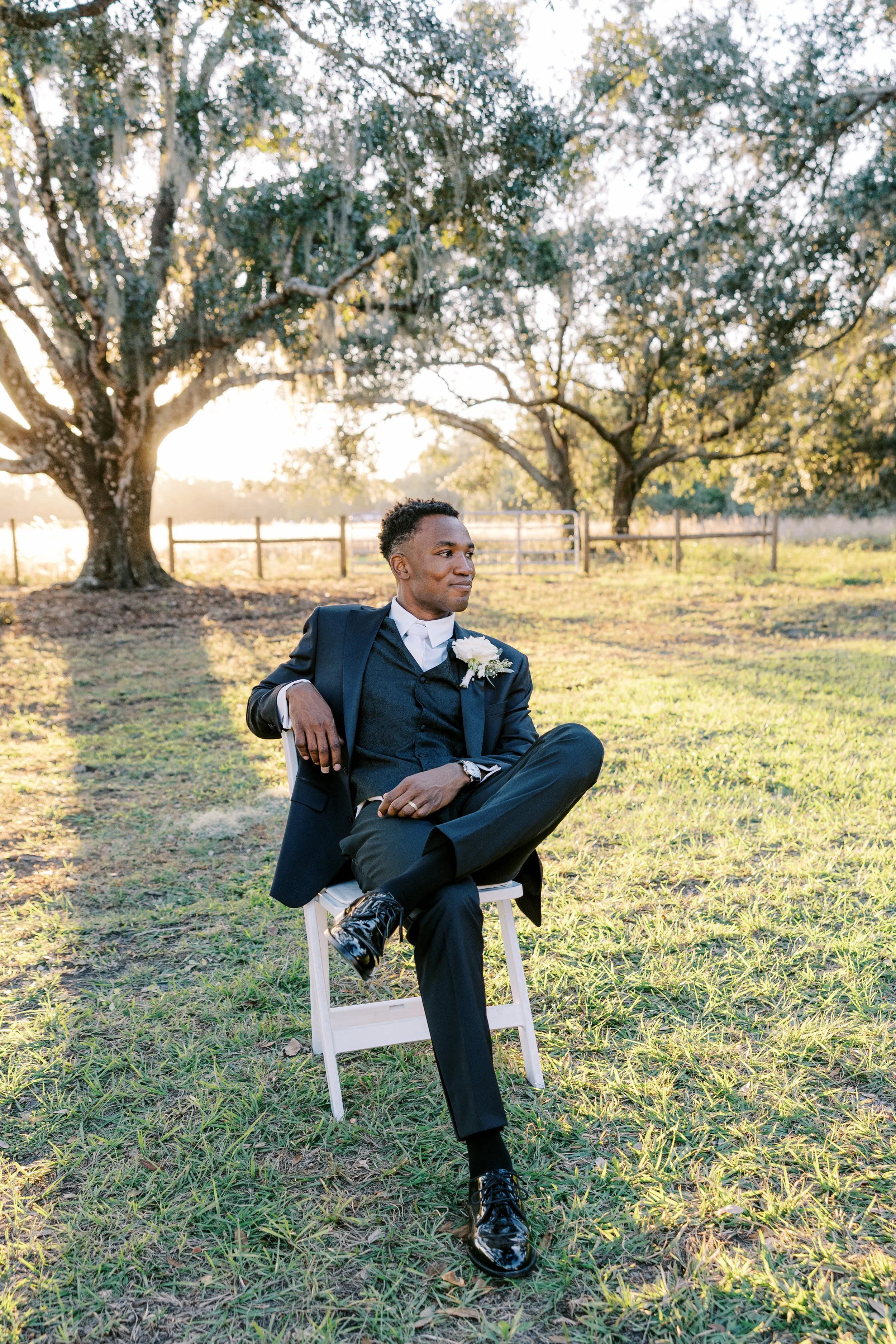 Groom photos wedding day Florida