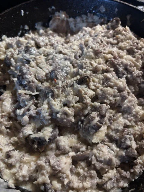 From the Kitchen: Creamy Sausage and “Rice” Skillet 