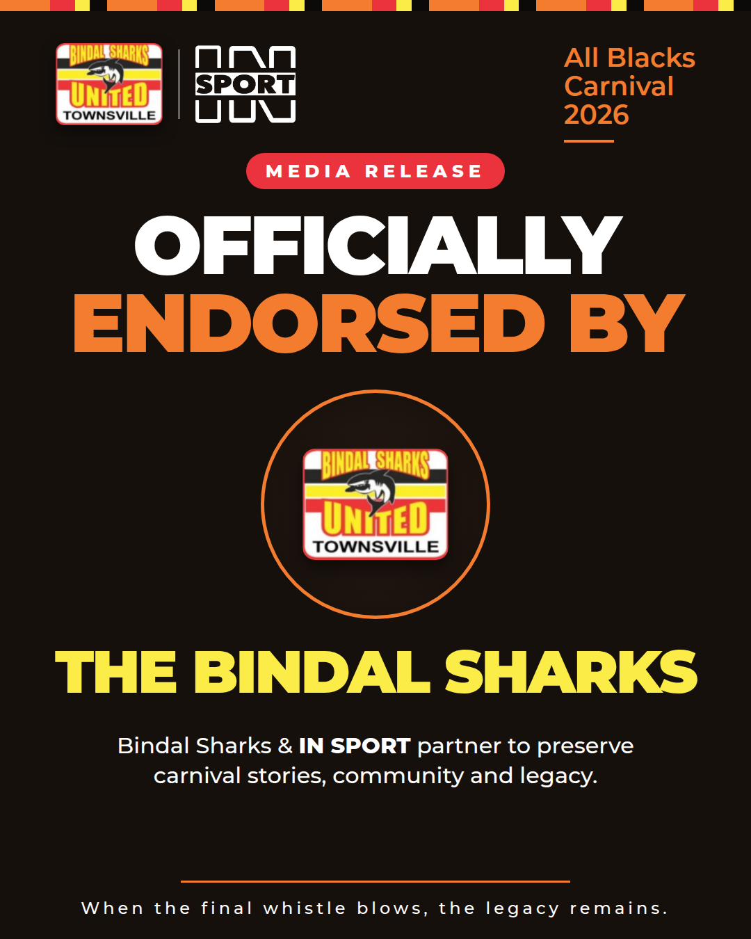 Bindal Sharks Endorse Partnership with IN SPORT