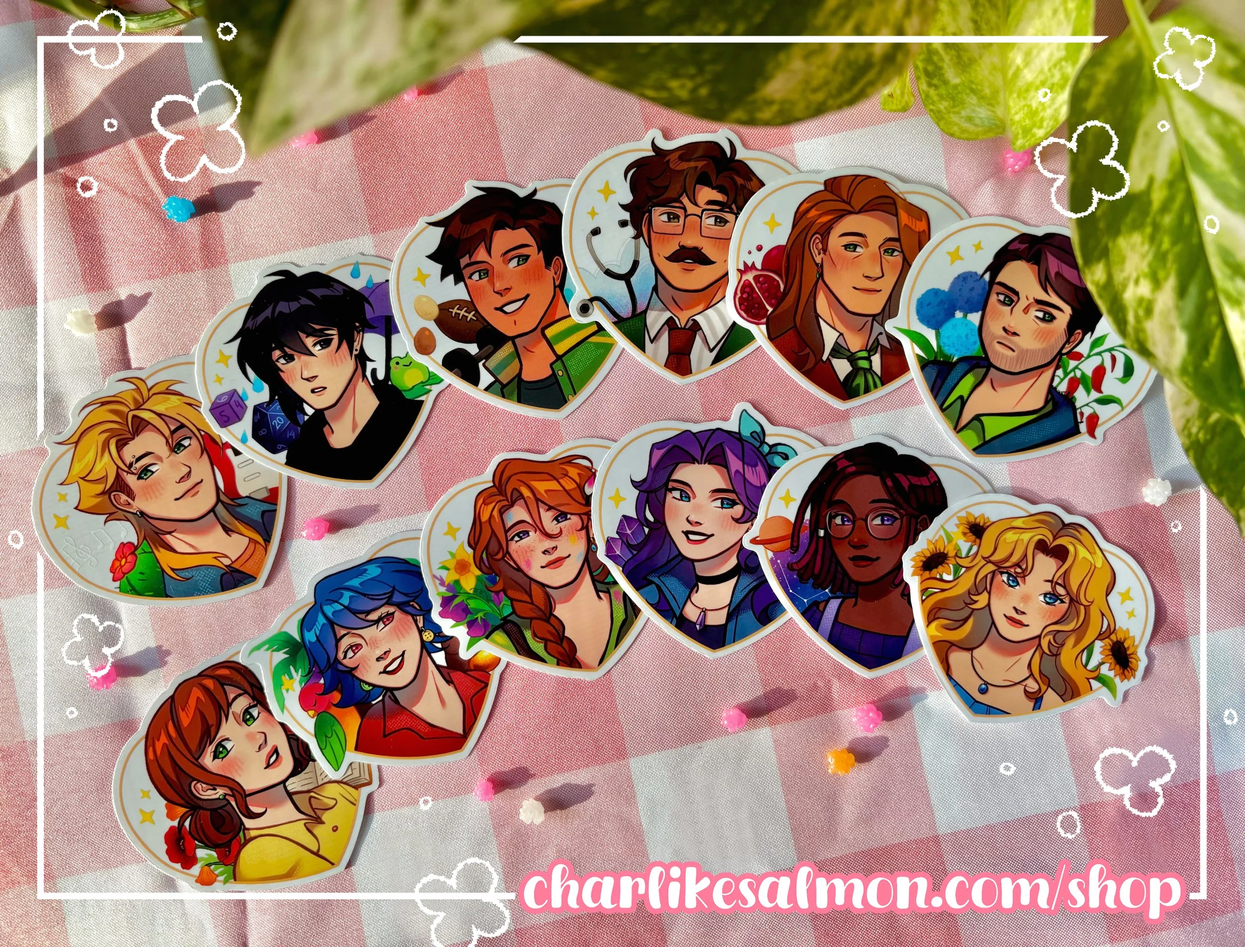 Stardew Valley Clear Stickers