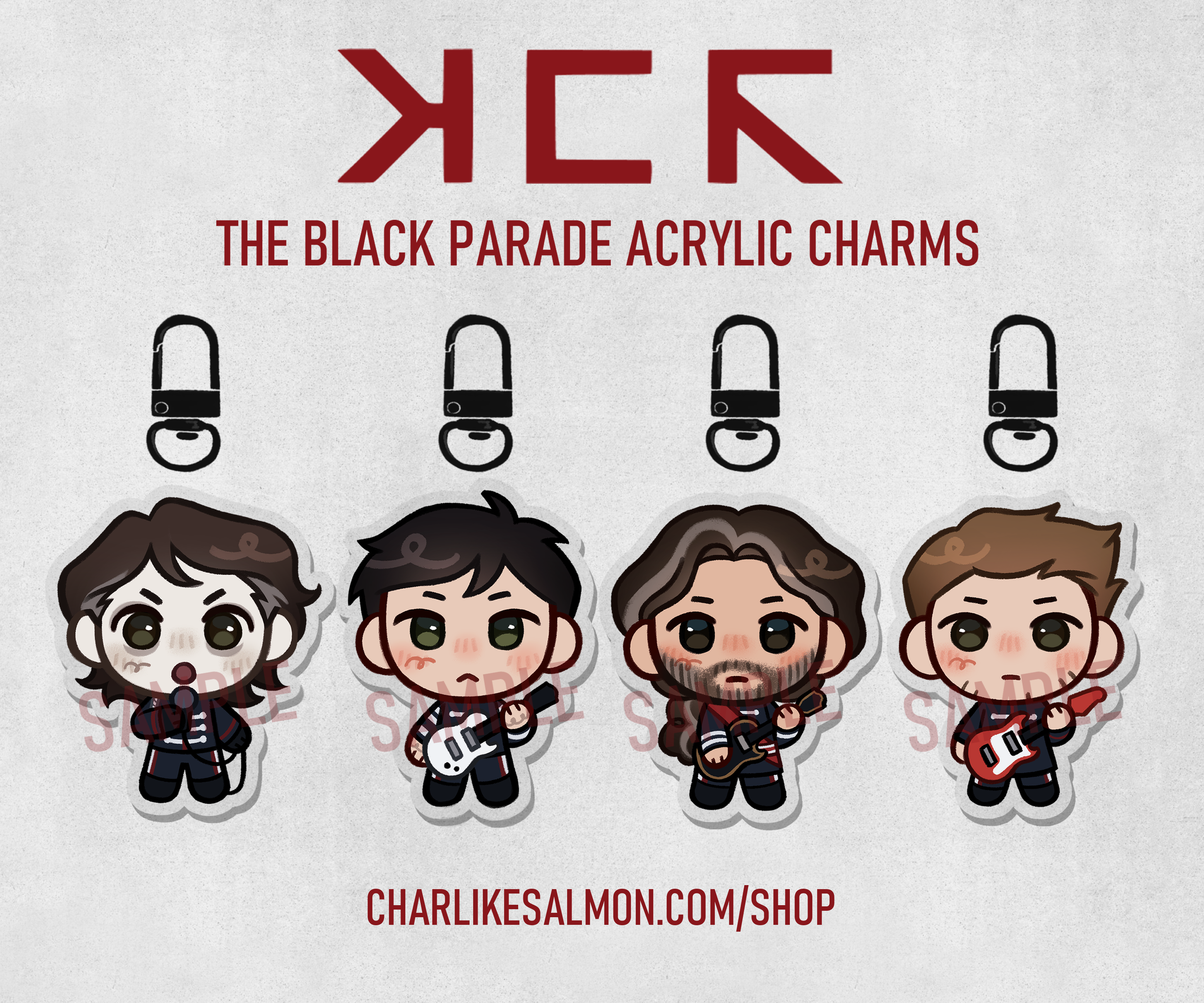 MCR Long Live The Black Parade Charms