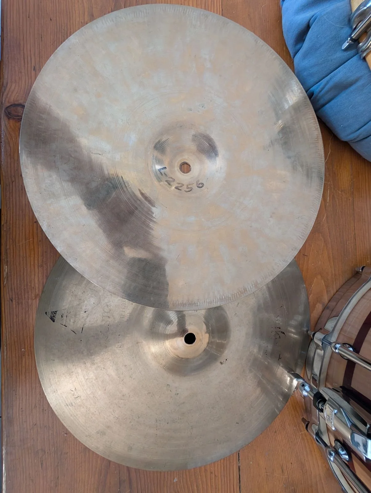 **SOLD** Zildjian 14" A Custom Hi-Hat Cymbals (Pair)