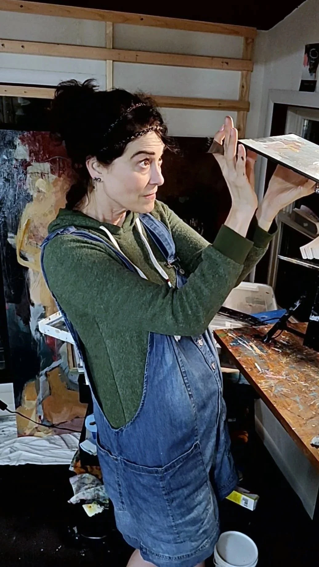 stephanie shaddock woods napa valley calistoga art studio Acrylic Figurative Painting