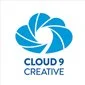 Cloud 9 Creative logo with a blue cloud and text