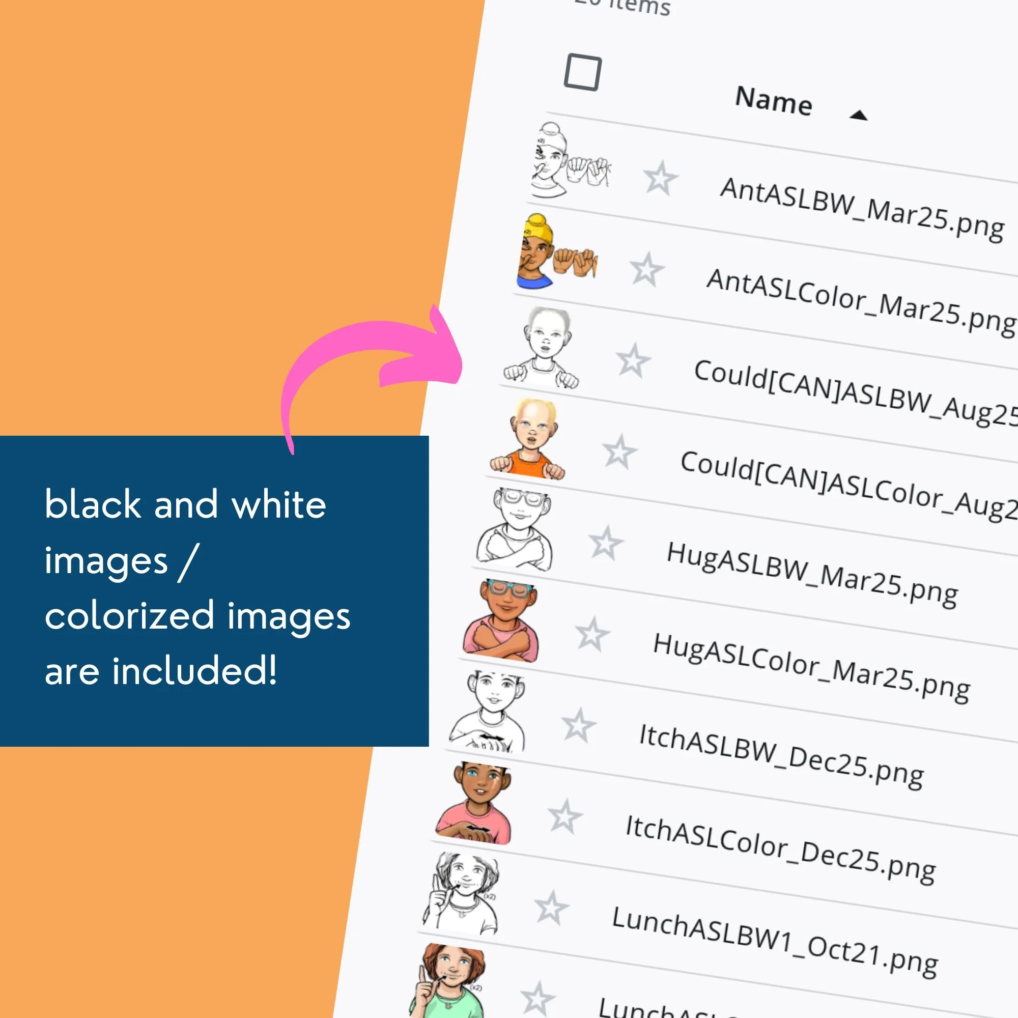Image showing how clip art files are black and white line art and colorized versions, too.