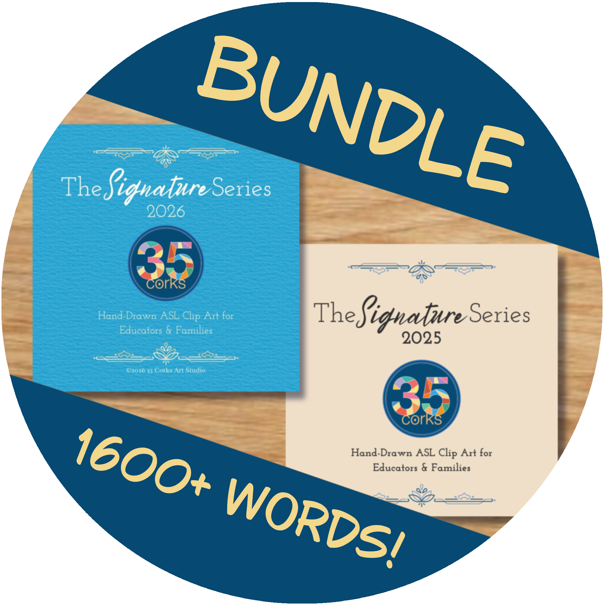 Bundle of two ASL clip art sets thumbnail