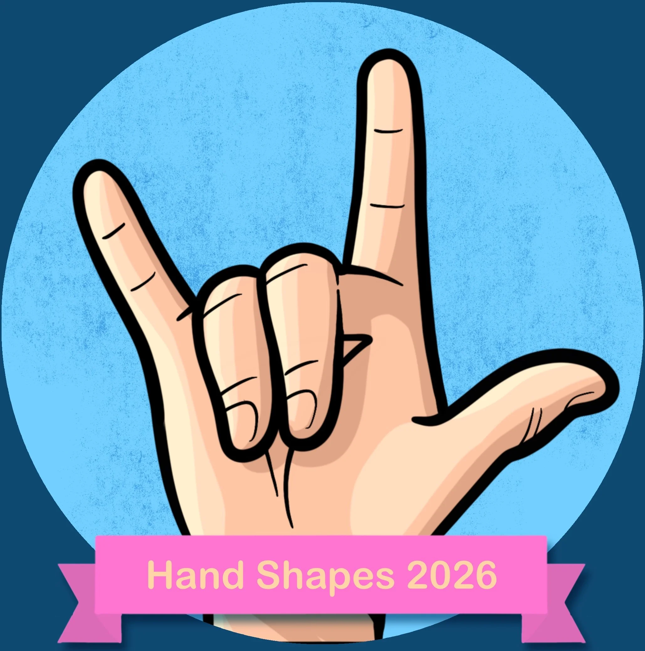 ILY or "I Love You" in American Sign Language as a thumbnail for a digital download product.