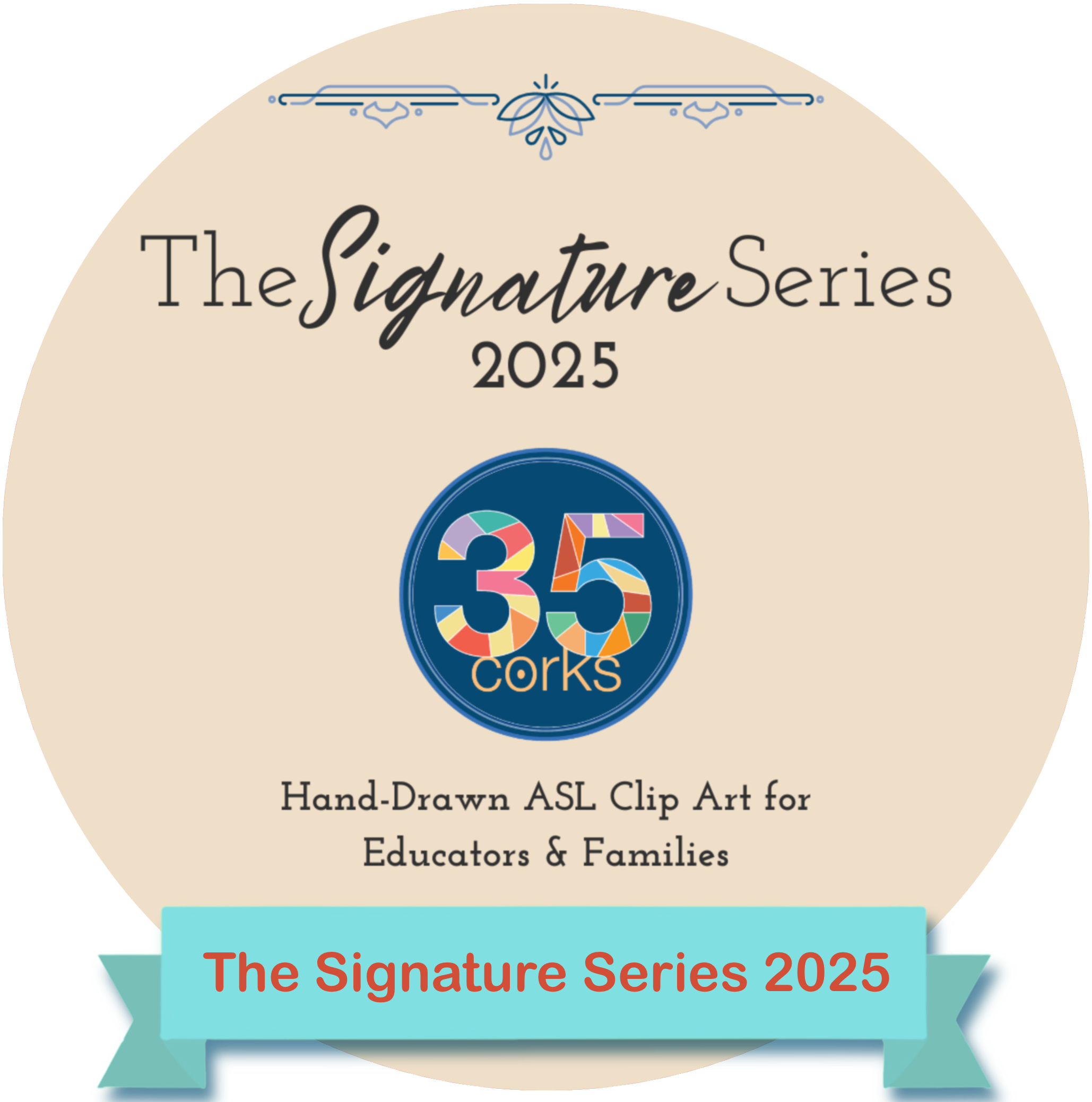 The Signature Series 2025 is a collection of curated ASL clip art. 