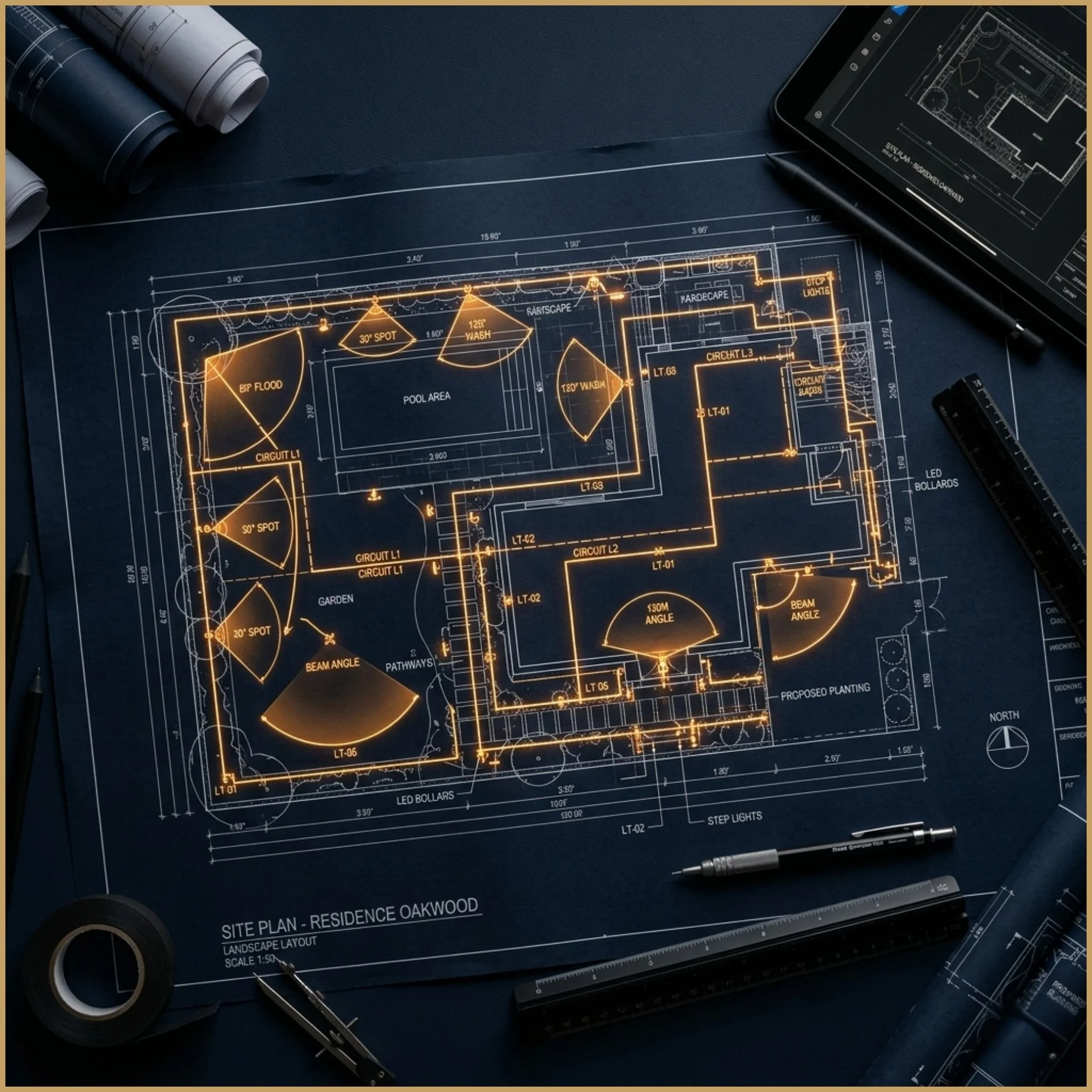 The Technical Contractor Bundle | 2D CAD & Electrical Blueprint