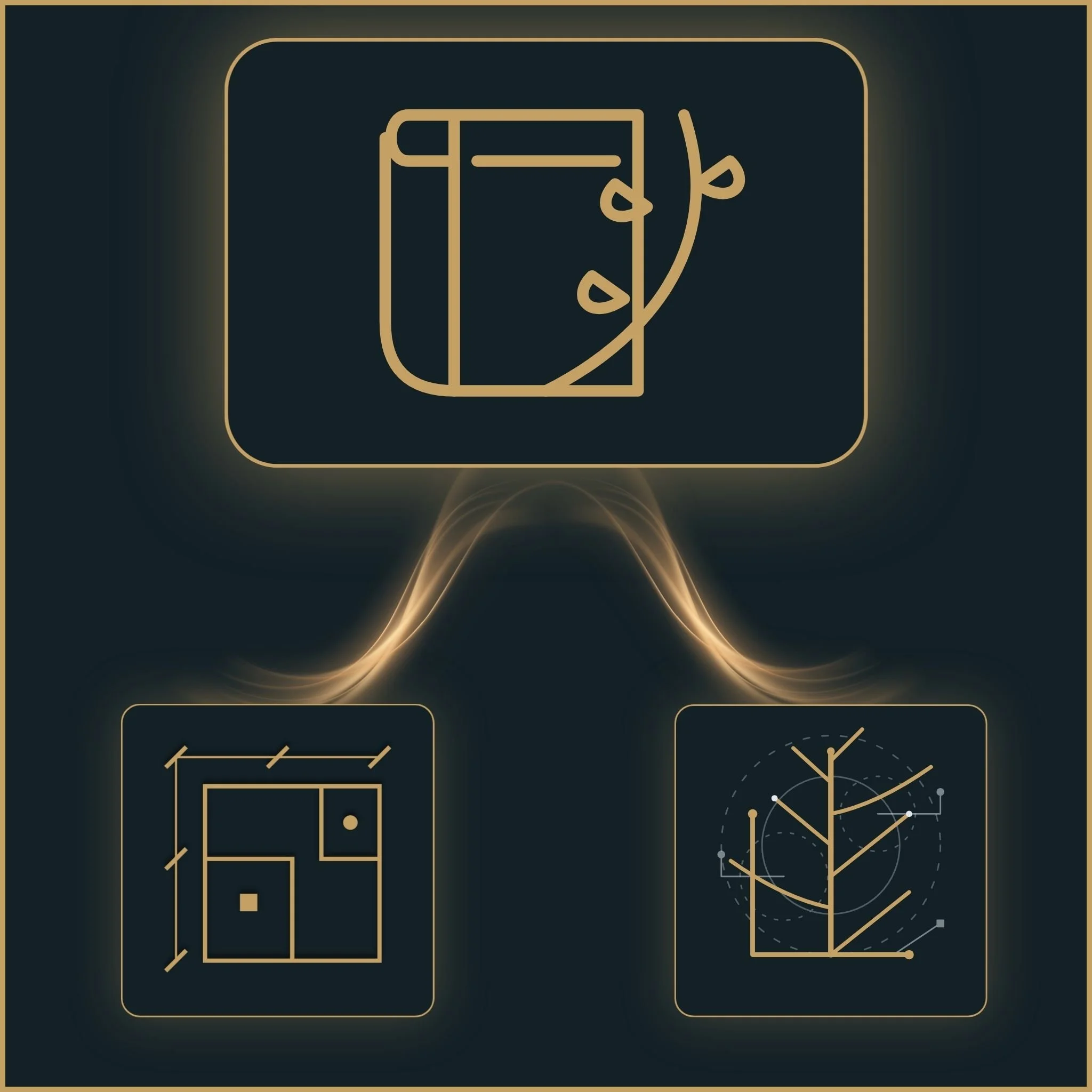 Living Sanctuary Suite showing Signature Layout Asset and Horticultural Upgrade in a cinematic nocturnal garden layout
