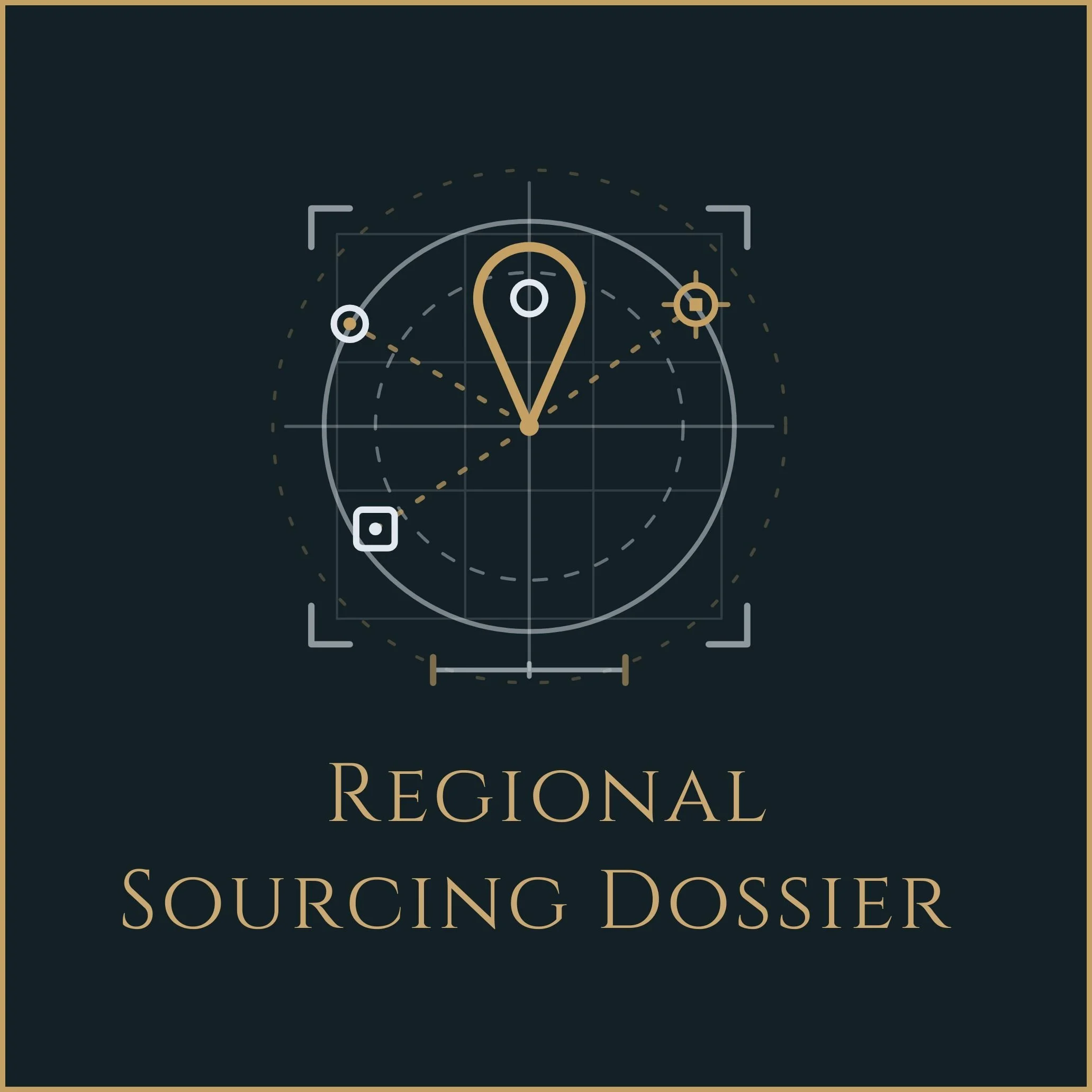 Moonlight Garden Design Regional Sourcing Dossier digital download product badge.