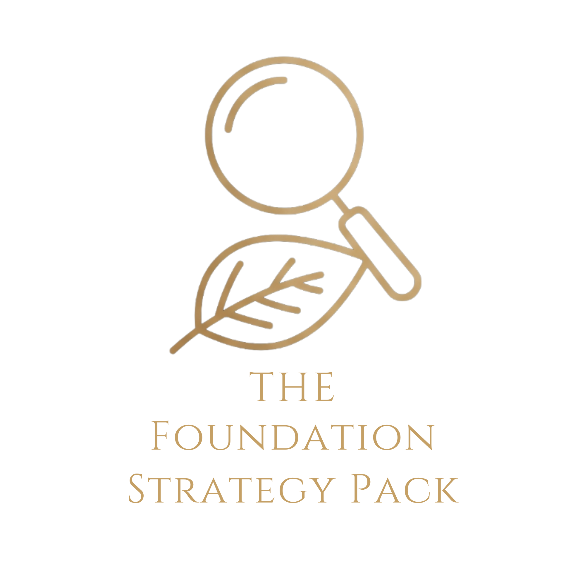 The Moonlight Garden Design Foundation Strategy Pack digital download product badge.