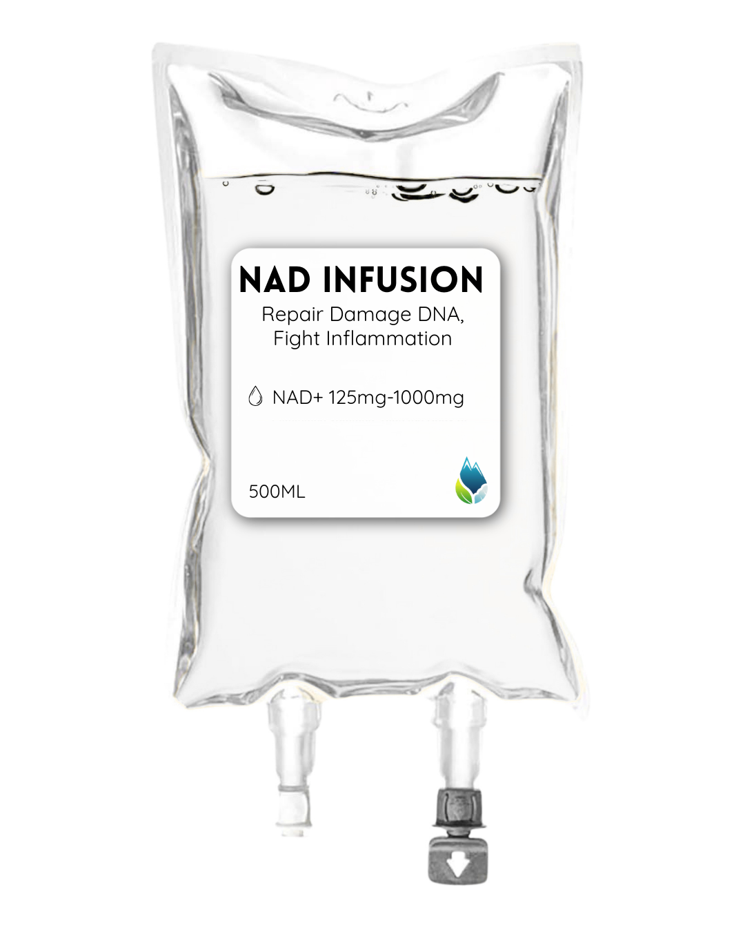 NAD INFUSION helps repair DNA and fight inflammation, with NAD+ dosage 125mg-1000mg.