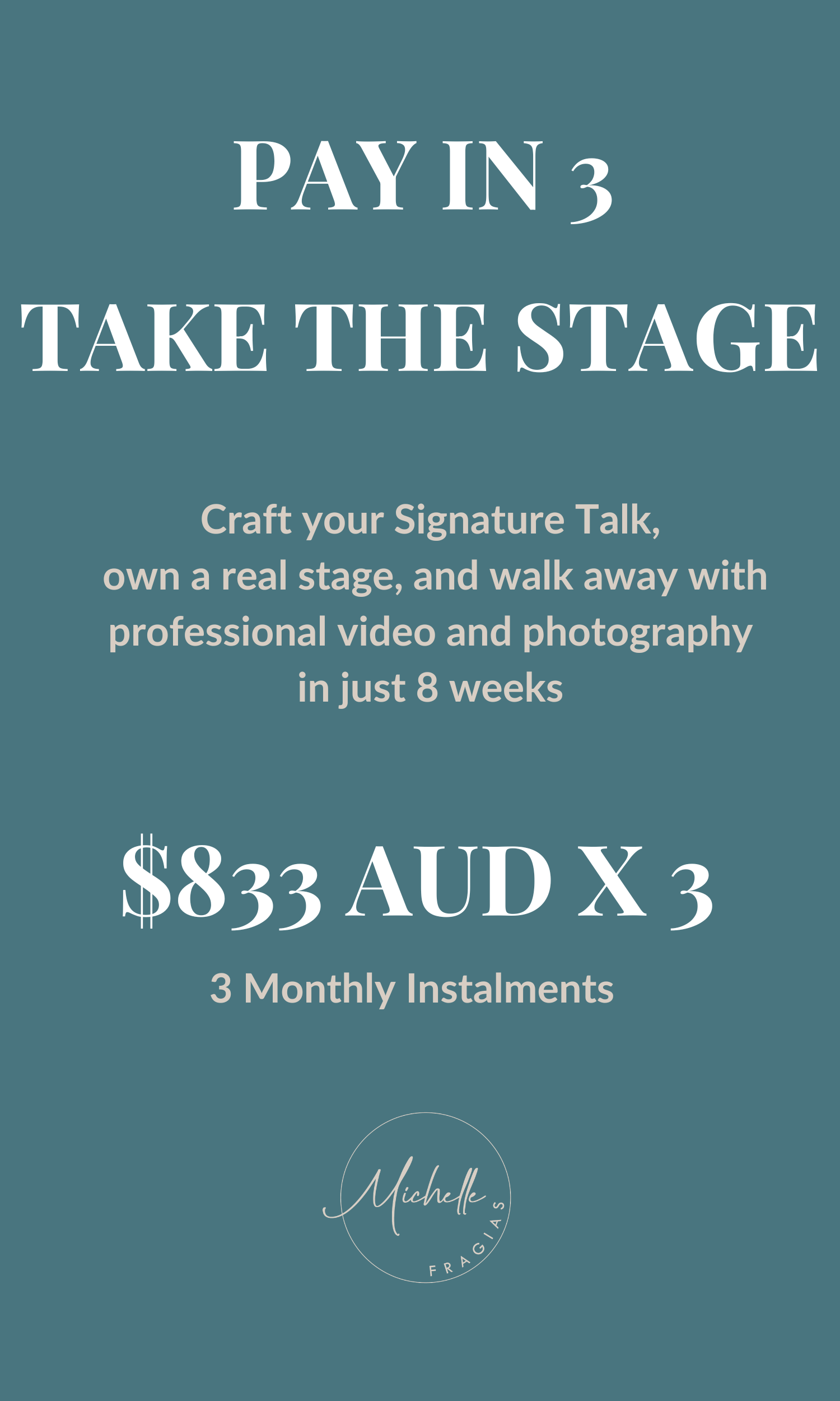 Take The Stage - Pay In 3