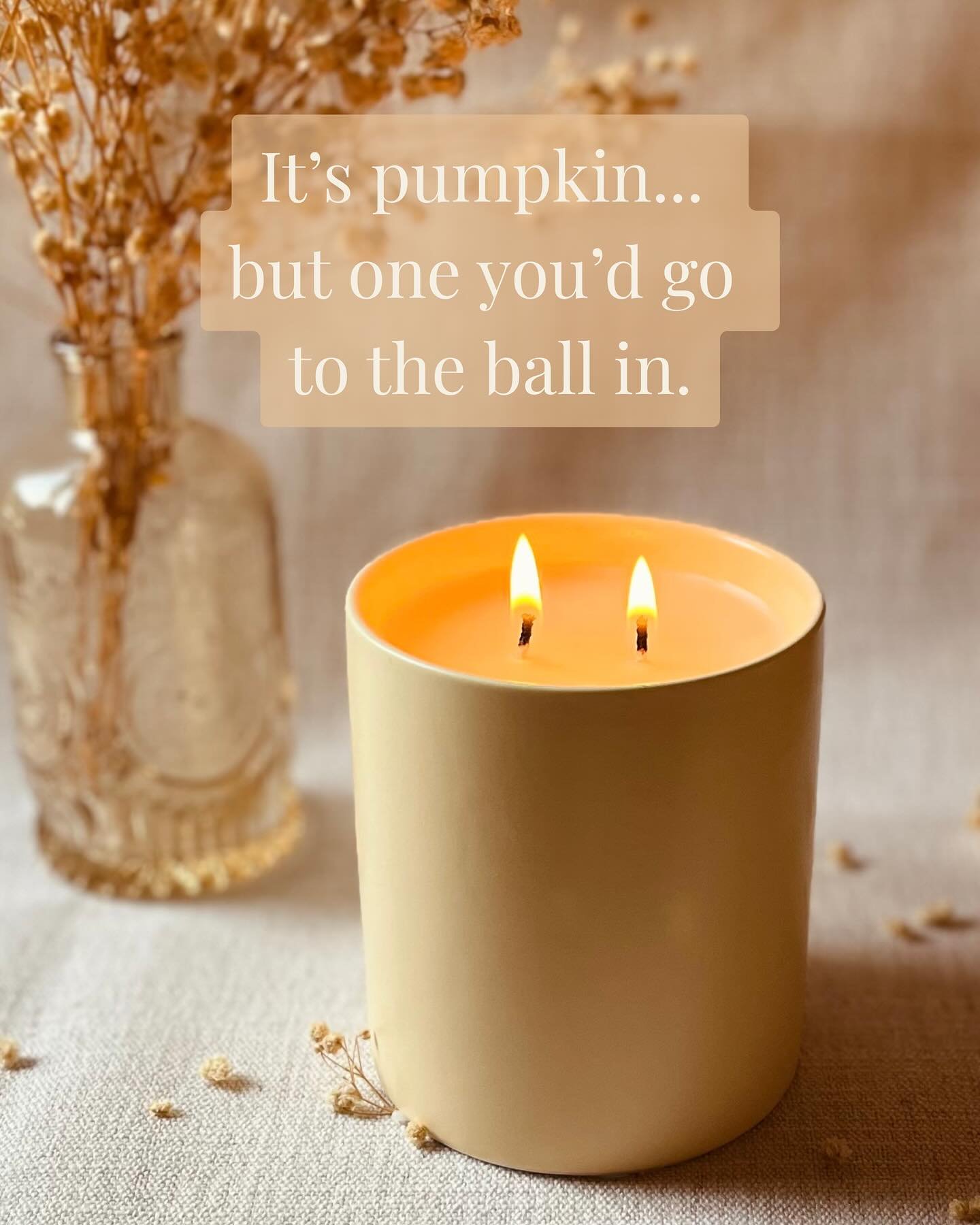 Fairytale Pumpkin 🍂
I can&rsquo;t be the only one who&rsquo;s wondered what the inside of Cinderella&rsquo;s pumpkin carriage smells like as she&rsquo;s whisked off to the ball in her dazzling blue gown and glass slippers. It seems like fairy godmot