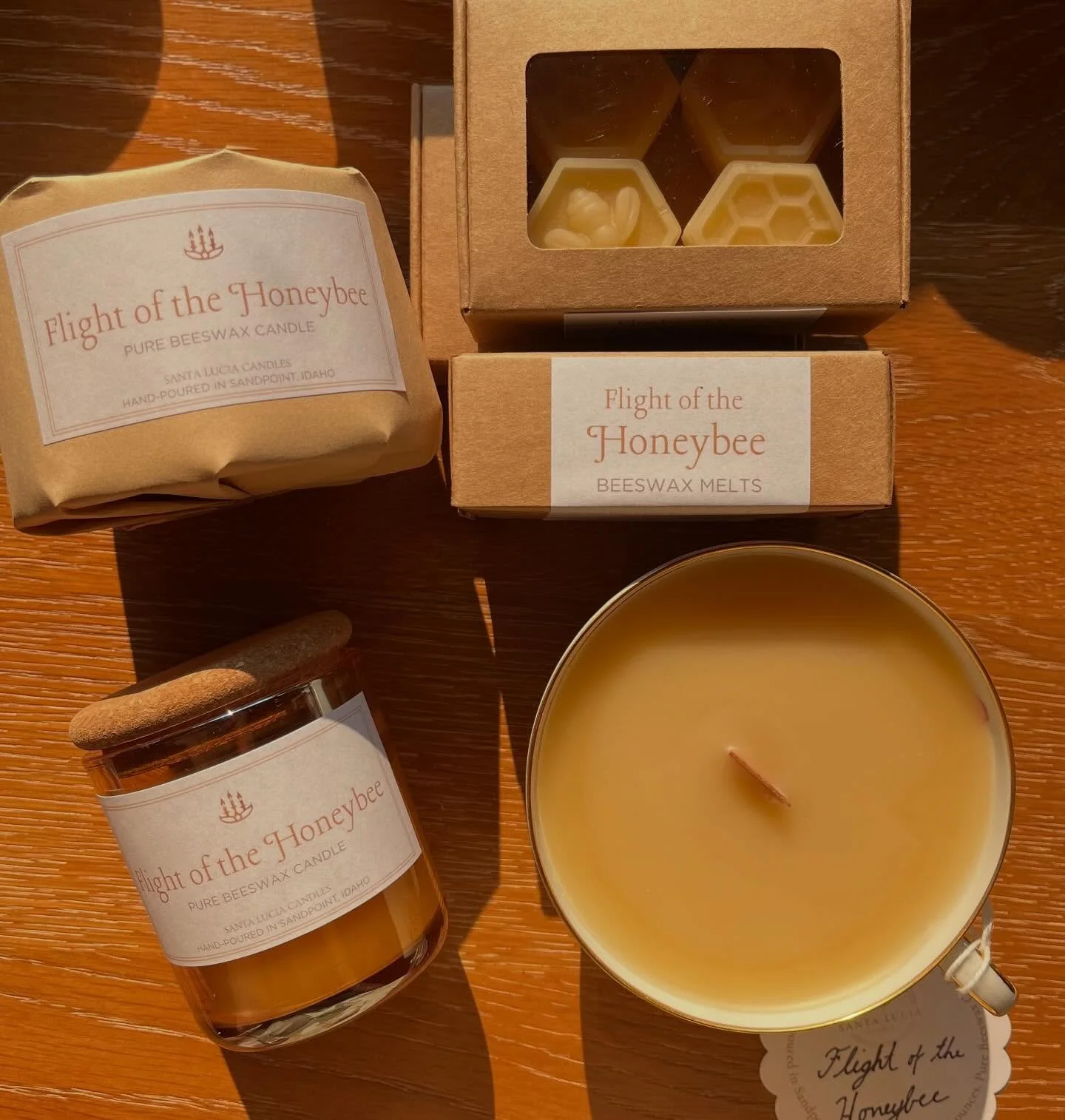 Summer isn&rsquo;t over yet. The bees are still buzzing and the flowers are still blooming. &ldquo;Flight of the Honeybee&rdquo; is my take on a little bee&rsquo;s flight through a blooming estate. 

Top Notes: wildflower nectar, freesia, sweet citru