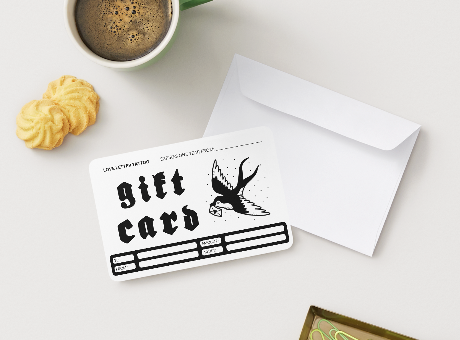 Tattoo Gift Card