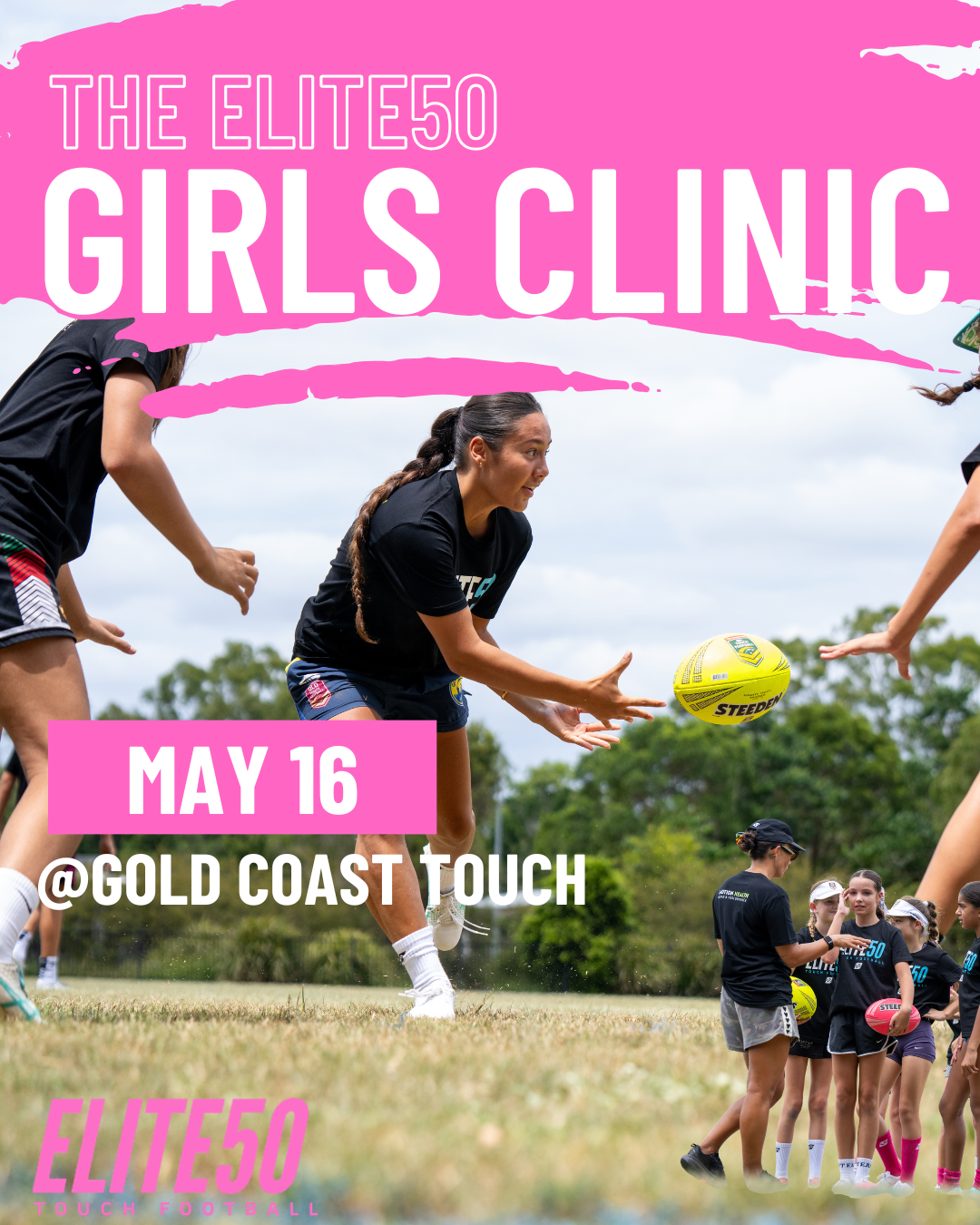 E50 GIRLS ONLY U12-U15 JUNE 13 @ GOLD COAST TOUCH ASSOCIATION