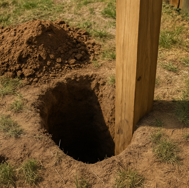 How Deep Should Fence Posts Be Set? The One-Third Rule