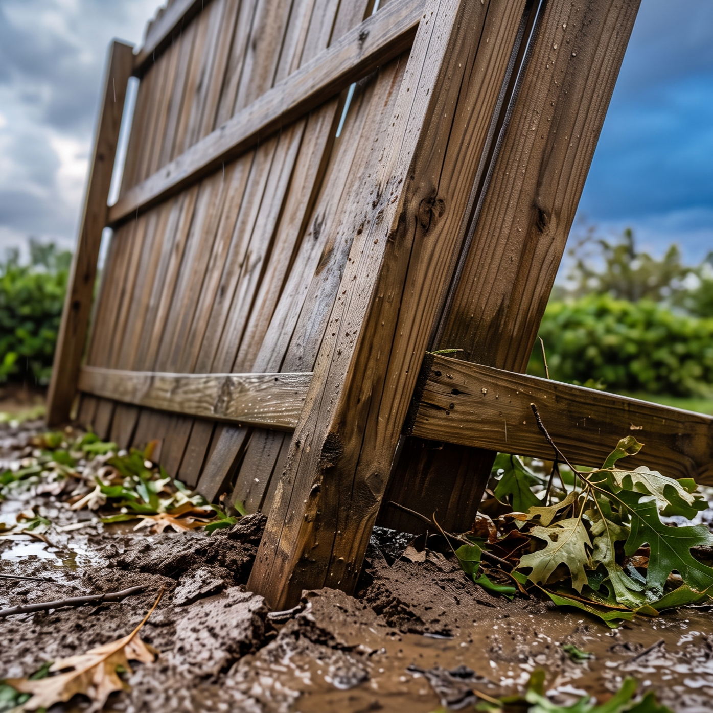Why Is My Fence Leaning After a Storm?