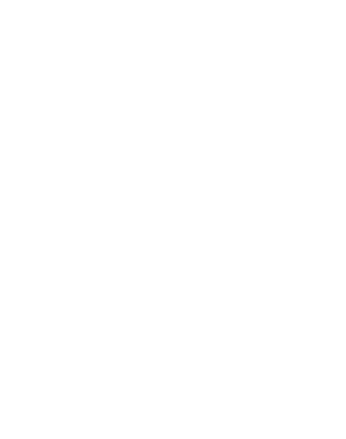Line art of a diamond inside a circle with a ribbon and wavy border