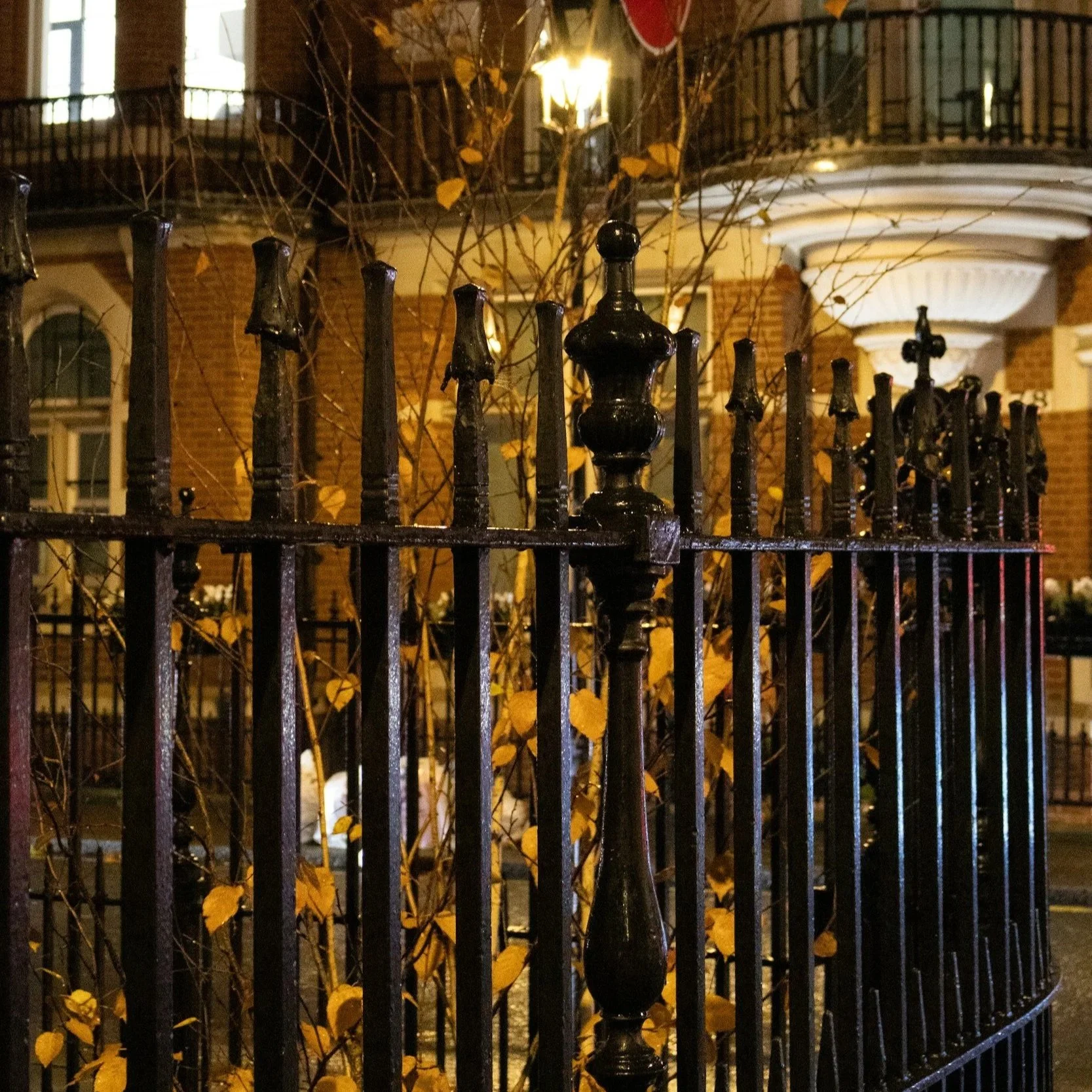 Black ornamental fence near residential home illustrating important fence repairs that help improve property appearance before selling a house.