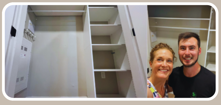 Your Organized Life by Jess client testimonial of a closet design