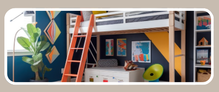Organized and decluttered child's bedroom for easy daily routines