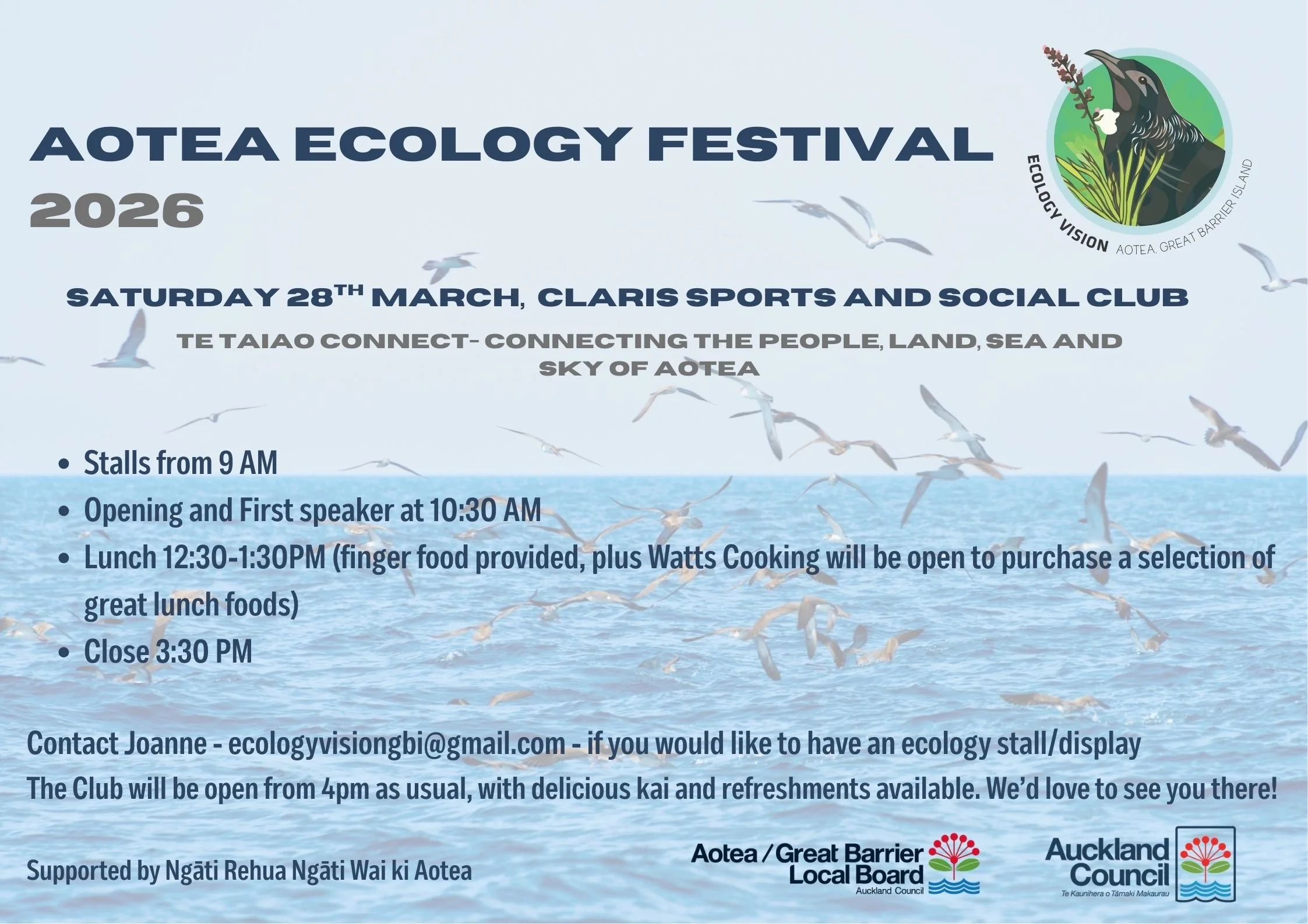 Aotea Ecology Festival 2026