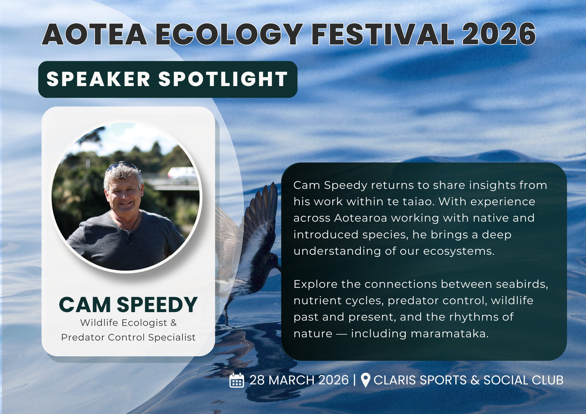 Speaker Spotlight: Cam Speedy