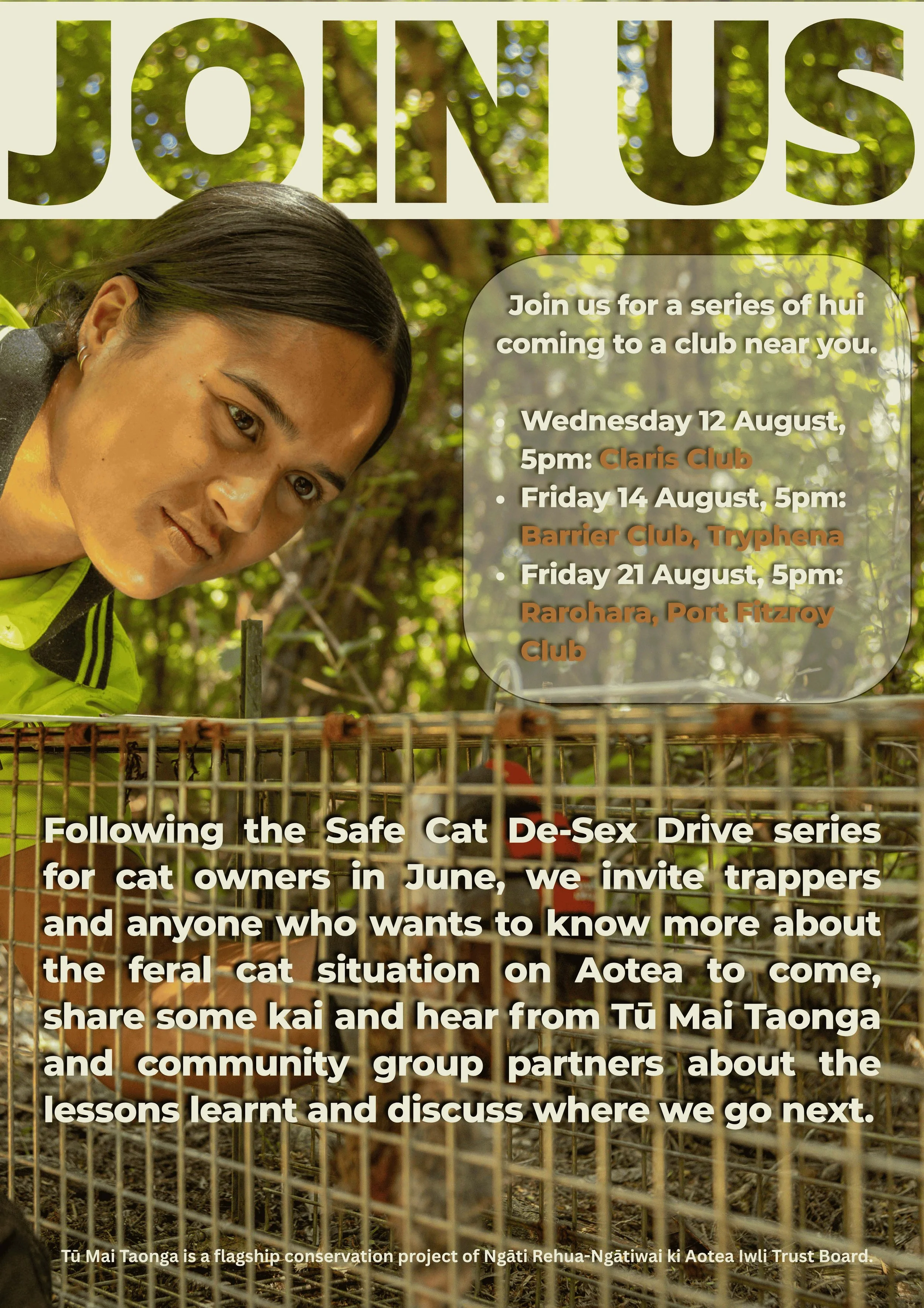 Feral Cat Free Aotea Meetings
