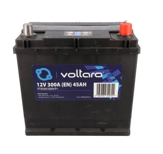 Akumuliatorius VOLTARO 45AH/300A/P+