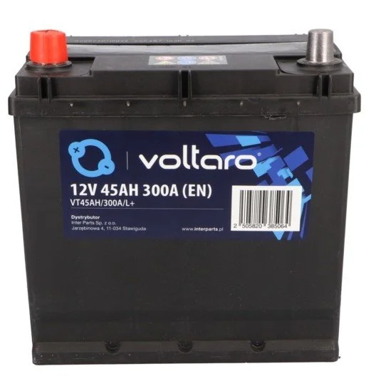 Akumuliatorius VOLTARO 45AH/300A/L+