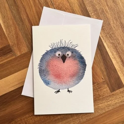 Bluebird 4"x 6" Card