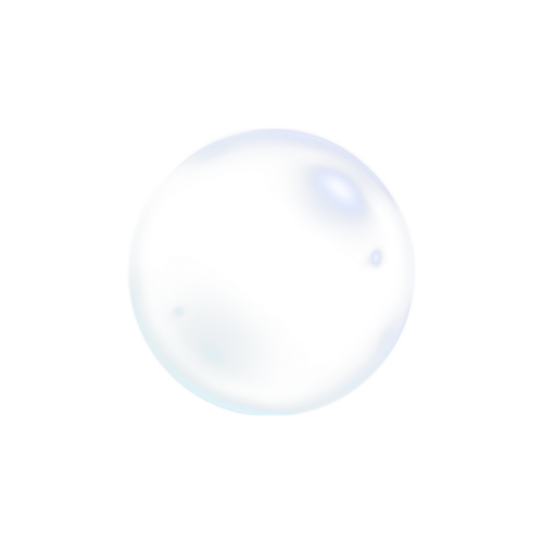 A transparent glass marble with a reflective surface, set against a black background.