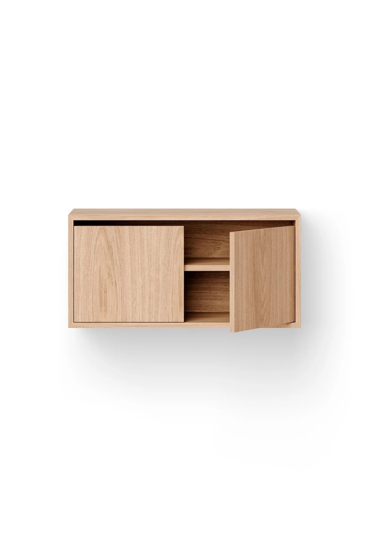 New_Works_Packshots_Shelving_System_V1_Cabinet_Low_w_Doors_Oak_OPEN.jpg