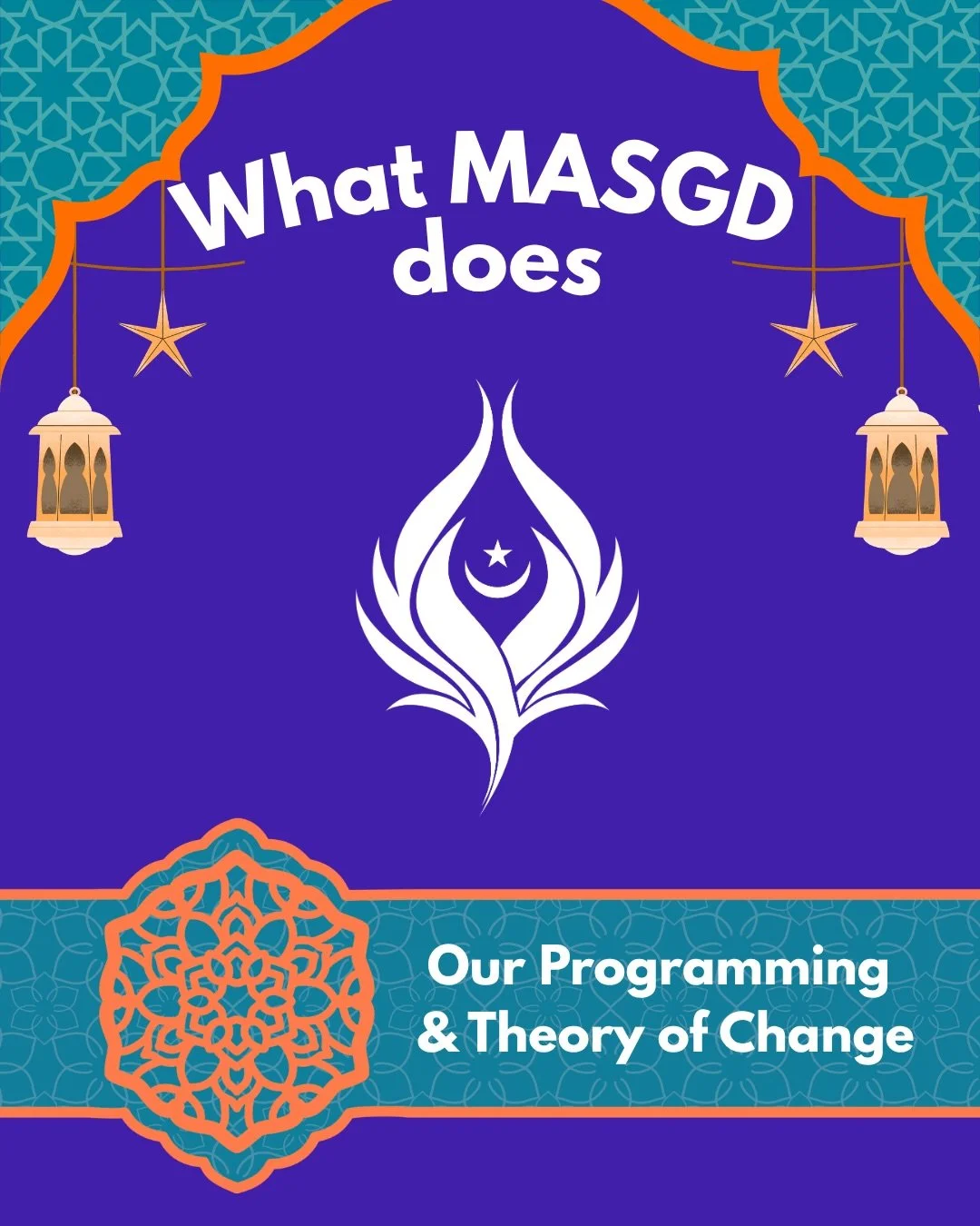 Assalamu Alaiykum Wa Rahmatullahi Wa Barakatu, 

This Pride, we also wanted to clearly articulate more of MASGD&rsquo;s programming and theory of change. 

Please note, our events are virtual unless specified. We cannot wait to see you over Zoom! Ple