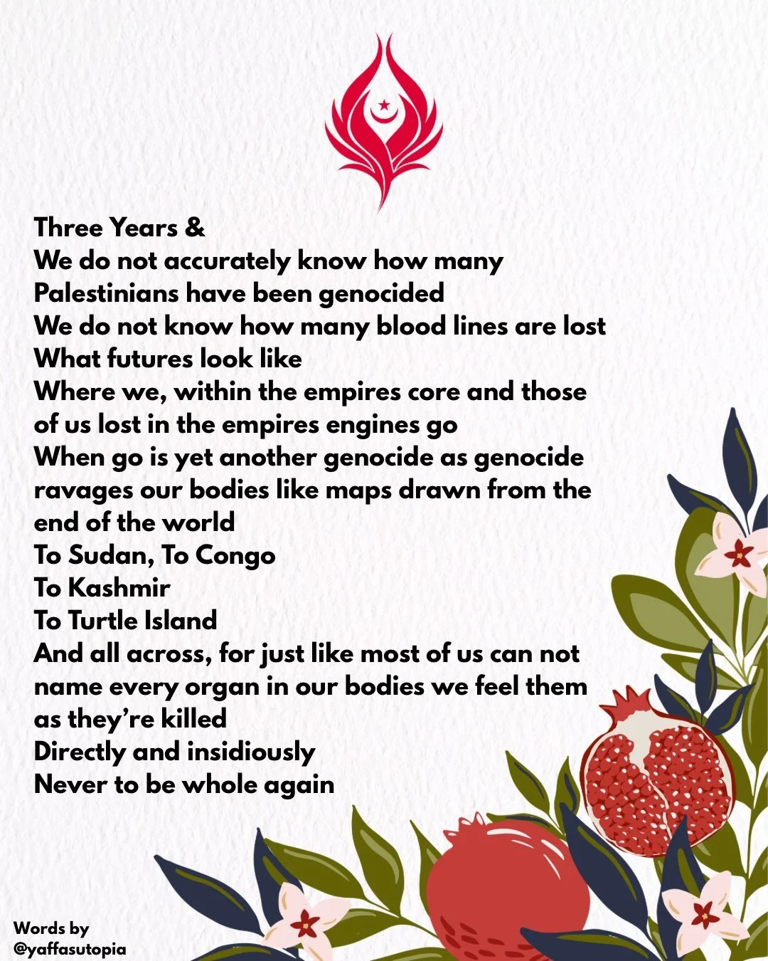 As we reflect on October 7th, we need to do more than just mourn all that we&rsquo;ve lost, and all that we will lose. We are fighting for something, working towards a liberated world where words like &ldquo;genocide&rdquo; are left to our histories.