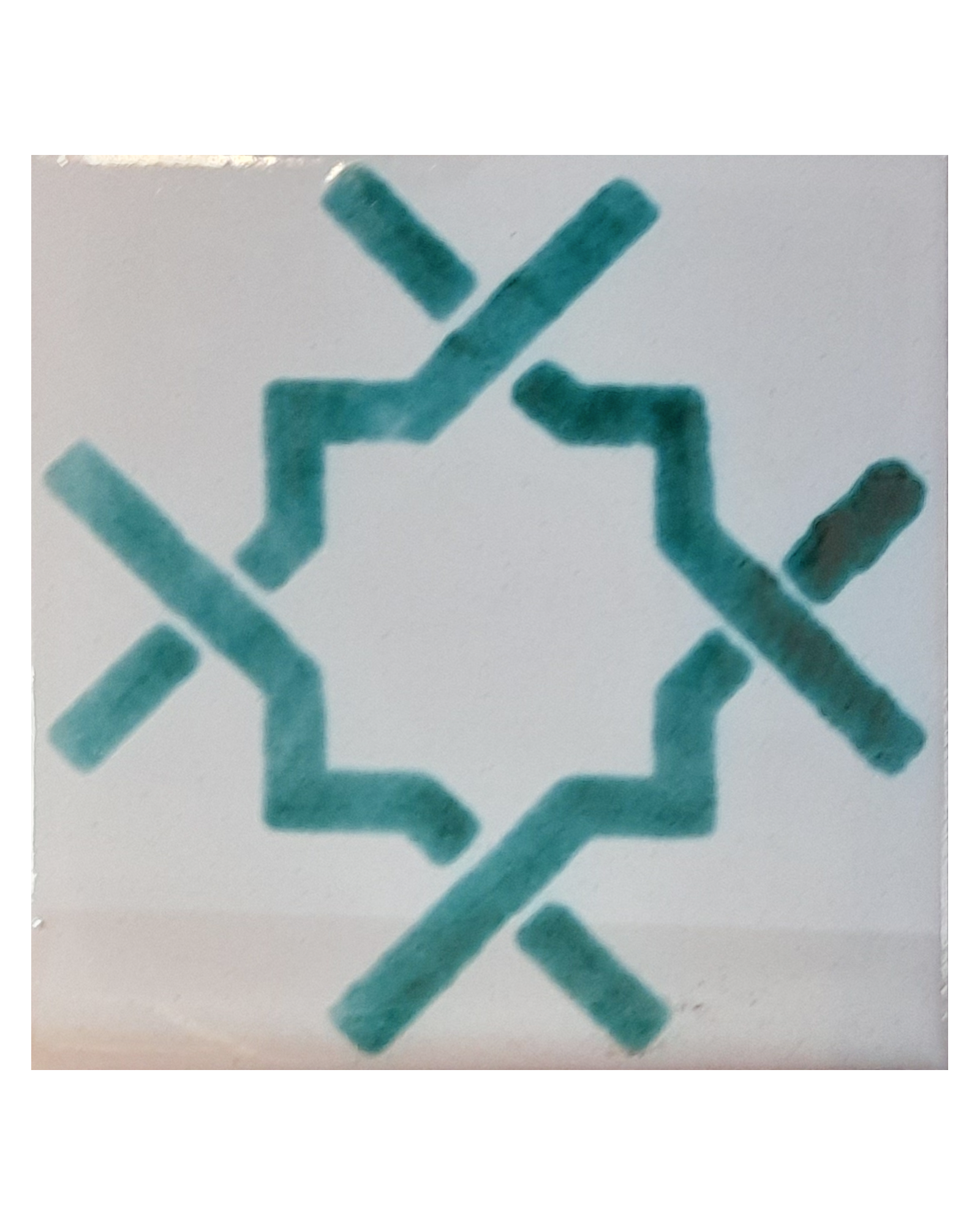 Celosía Ceramic Tile in Green