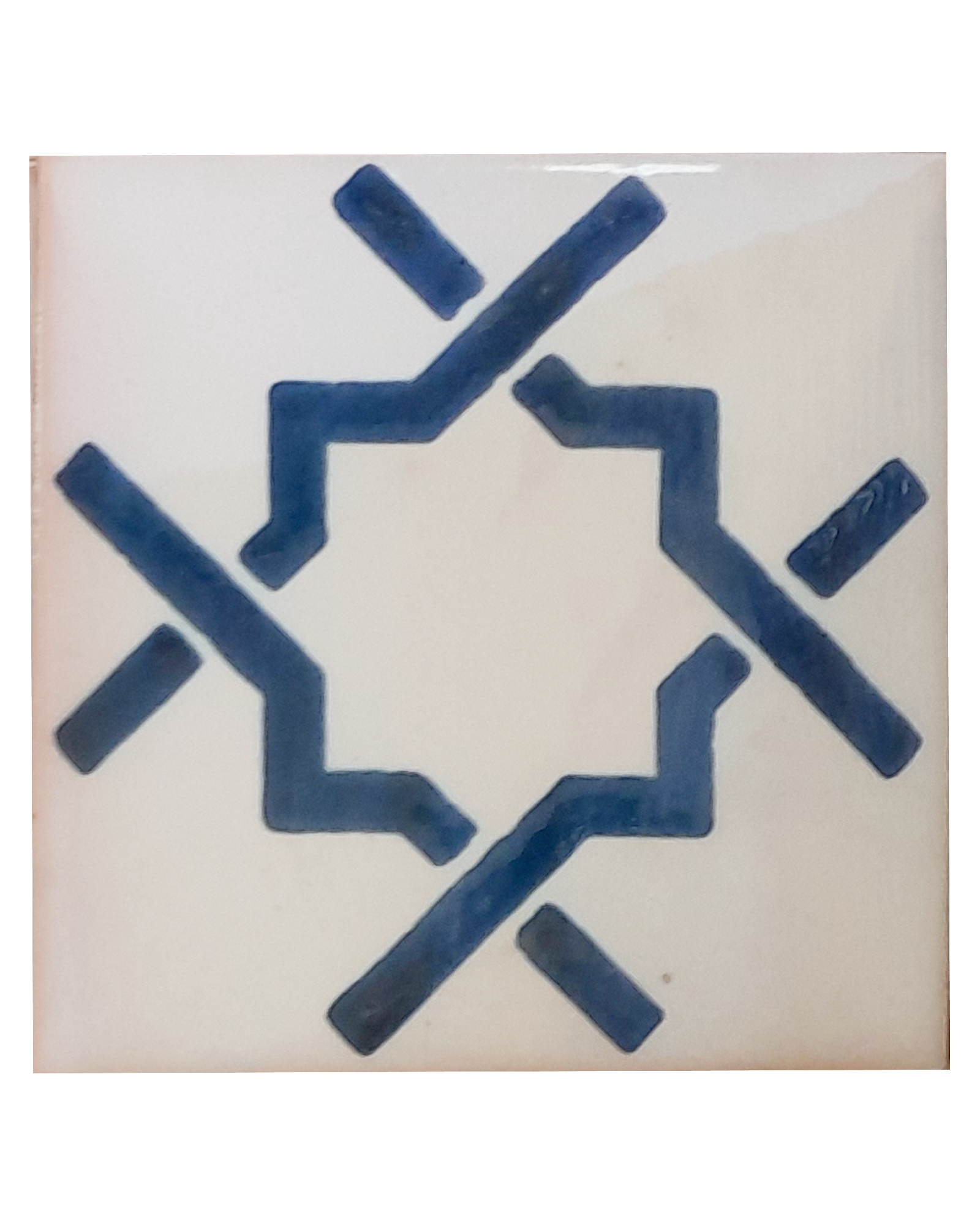 Celosía Ceramic Tile in Blue