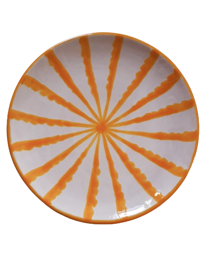 Palmilla Fajalauza Plate in Yellow