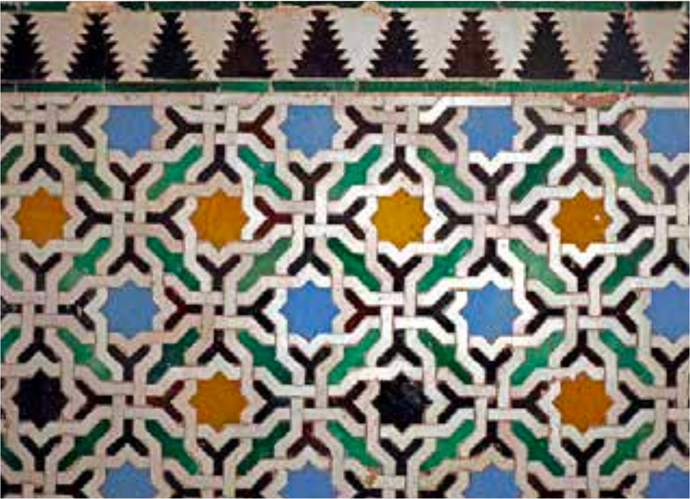 Almenilla Border Tile, Sala de la Barca (Copy)