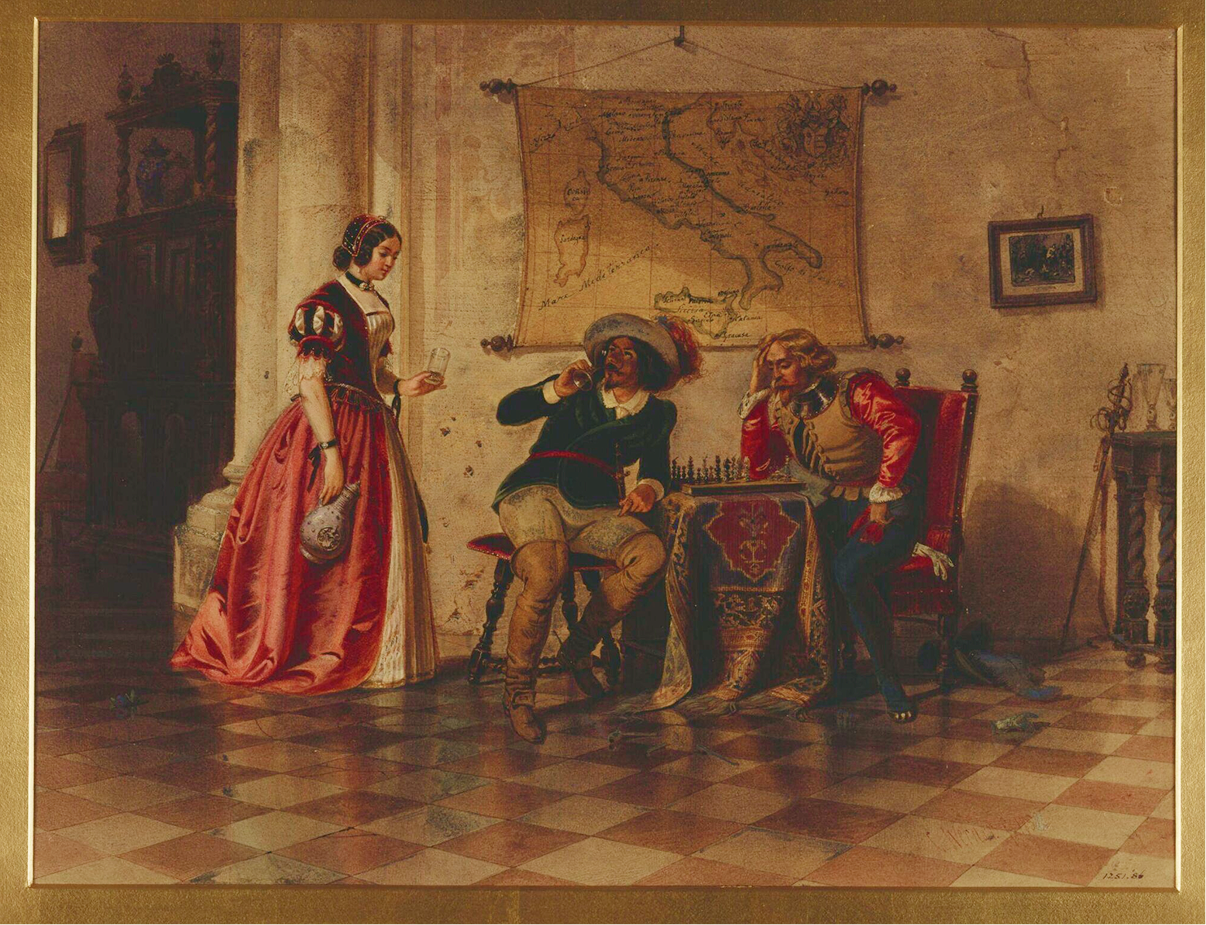 The playful origins of the checked motif in our tile mosaics 